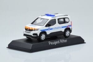 Peugeot Rifter Police Municipale Biały Norev 1:43 479067 Metal — zdjęcie 2 z 4
