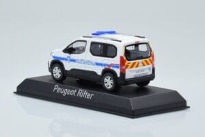 Peugeot Rifter Police Municipale Biały Norev 1:43 479067 Metal — zdjęcie 3 z 4