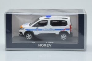 Peugeot Rifter Police Municipale Biały Norev 1:43 479067 Metal — zdjęcie 4 z 4