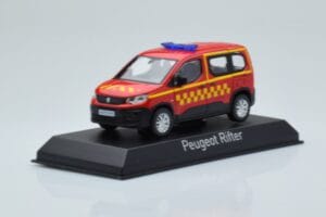 Peugeot Rifter Sapeurs Pompiers Czerwony Norev 1:43 479071 Metal — zdjęcie 2 z 4