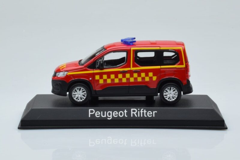 Peugeot Rifter Sapeurs Pompiers Czerwony Norev 1:43 479071 Metal