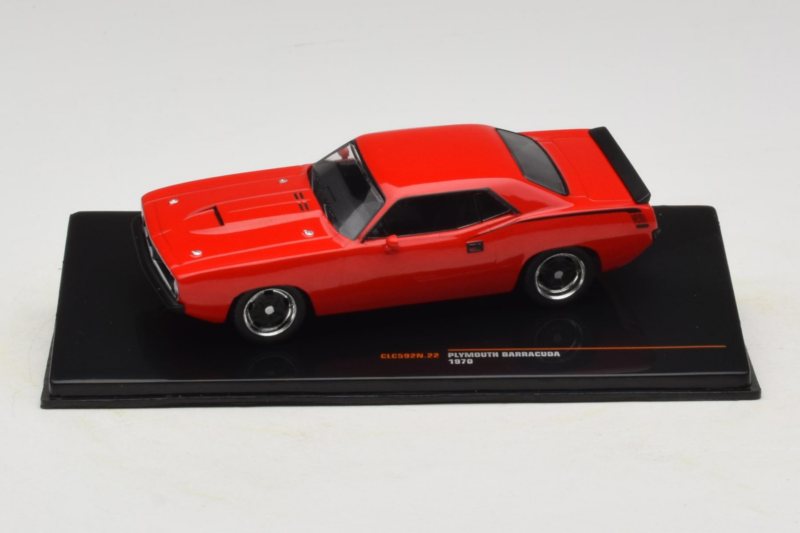 Plymouth Barracuda Czerwony IXO 1:43 CLC592N Metal