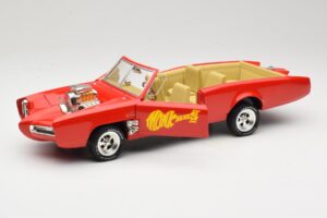 Pontiac GTO Monkeemobile Czerwony ERTL 1:18 33150 Metal — zdjęcie 2 z 8