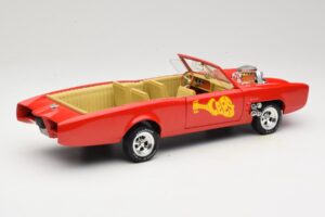 Pontiac GTO Monkeemobile Czerwony ERTL 1:18 33150 Metal — zdjęcie 3 z 8