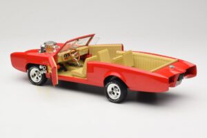 Pontiac GTO Monkeemobile Czerwony ERTL 1:18 33150 Metal — zdjęcie 5 z 8