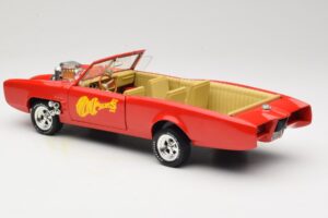 Pontiac GTO Monkeemobile Czerwony ERTL 1:18 33150 Metal — zdjęcie 7 z 8
