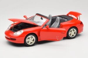 Porsche 911 996 Kabriolet Czerwony Mira 1:18 06930 Metal — zdjęcie 2 z 8