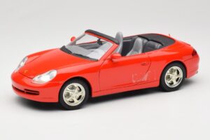Porsche 911 996 Kabriolet Czerwony Mira 1:18 06930 Metal