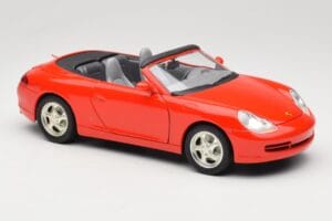 Porsche 911 996 Kabriolet Czerwony Mira 1:18 06930 Metal — zdjęcie 6 z 8