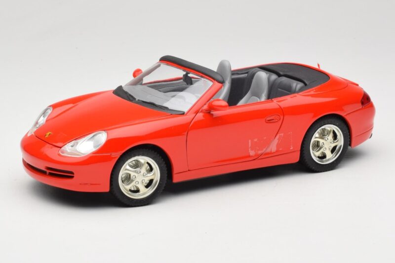 Porsche 911 996 Kabriolet Czerwony Mira 1:18 06930 Metal