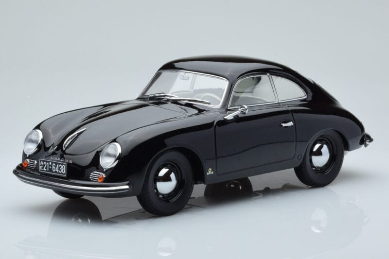 Porsche 356 Czarny Norev 1:18 187451 Metal