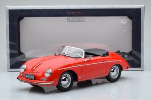 Porsche 356 Speedster Czerwony Norev 1:18 187461 Metal — zdjęcie 6 z 6