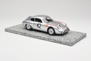 Porsche 356B 1600 GS Carrera GTL Abarth #42 H. Herrmann / H. Linge Targa Florio 1962 Minichamps 1:18 107626842 Żywica — zdjęcie 4 z 6