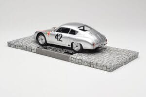 Porsche 356B 1600 GS Carrera GTL Abarth #42 H. Herrmann / H. Linge Targa Florio 1962 Minichamps 1:18 107626842 Żywica — zdjęcie 5 z 6