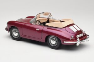 Porsche 356B Kabriolet Bakłażan Bburago 1:18 3021-M4 Metal — zdjęcie 7 z 8