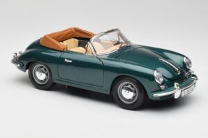 Porsche 356B Kabriolet Zielony Bburago 1:18 3051-M1 Metal — zdjęcie 6 z 8
