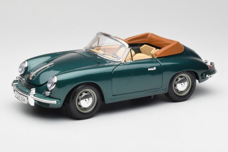 Porsche 356B Kabriolet Zielony Bburago 1:18 3051-M1 Metal