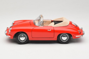 Porsche 356B Kabriolet Czerwony Tchibo 1:18 45703 Metal — zdjęcie 4 z 8