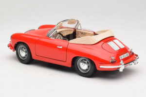 Porsche 356B Kabriolet Czerwony Tchibo 1:18 45703 Metal — zdjęcie 7 z 8