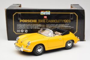 Porsche 356B Kabriolet Żółty Bburago 1:18 3031 Metal — zdjęcie 8 z 8