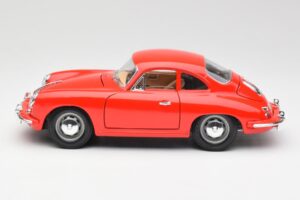 Porsche 356B Czerwony Bburago 1:18 3021 Metal — zdjęcie 4 z 8
