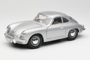 Porsche 356B Srebrny Bburago 1:18 3021-M1 Metal