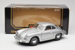 Porsche 356B Srebrny Bburago 1:18 3021-M1 Metal — zdjęcie 8 z 8