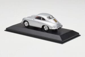 Porsche 356B Coupe Srebrny Minichamps 1:43 400064321 Metal — zdjęcie 3 z 4