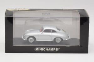 Porsche 356B Coupe Srebrny Minichamps 1:43 400064321 Metal — zdjęcie 4 z 4