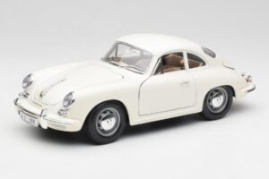 Porsche 356B Biały Bburago 1:18 3021-M3 Metal