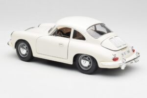 Porsche 356B Biały Bburago 1:18 3021-M3 Metal — zdjęcie 7 z 8