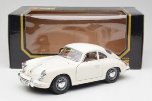 Porsche 356B Biały Bburago 1:18 3021-M3 Metal — zdjęcie 8 z 8