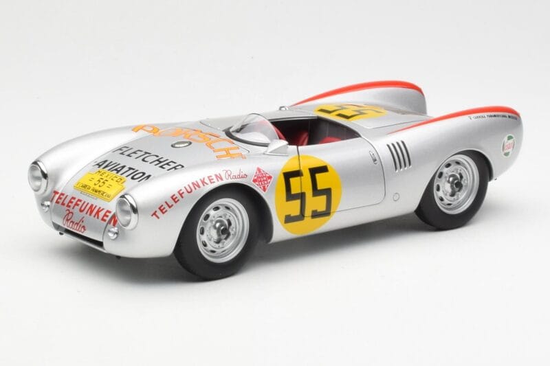 Porsche 550-1500 RS Spyder #55 H. Herrmann Carrera Panamericana 1954 AUTOart 1:18 85470 Metal