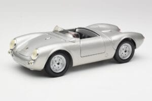 Porsche 550 A Spyder Srebrny Maisto 1:18 50314 Metal