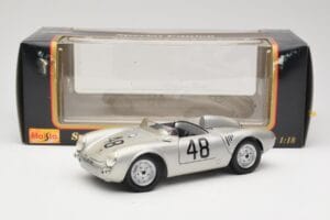 Porsche 550A Spyder #48 Sports Prototype 1955 Maisto 1:18 50341 Metal — zdjęcie 8 z 8