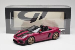Porsche 718 982 Spyder RS Weissach Package Ruby Star Neo GT Spirit 1:18 GT486 Żywica — zdjęcie 6 z 6