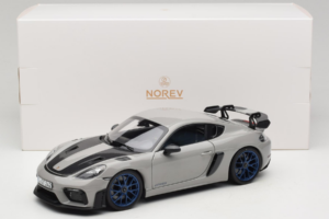 Porsche 718 Cayman 982 GT4 RS Weissach Package Chalk Norev 1:18 187253 Metal — zdjęcie 8 z 8