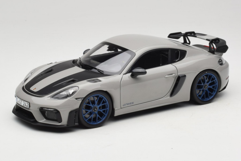 Porsche 718 Cayman 982 GT4 RS Weissach Package Chalk Norev 1:18 187253 Metal