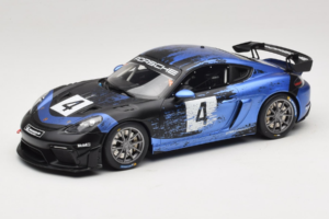 Porsche 718 Cayman GT4 RS Clubsport Czarny Niebieski Otto 1:18 OT469 Żywica