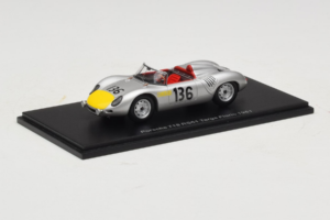 Porsche 718 RS 61 #136 S. Moss / G. Hill Porsche KG Targa Florio 1961 Spark 1:43 S4149 Żywica — zdjęcie 2 z 4