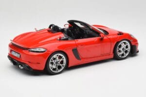 Porsche 718 Spyder RS Guards Red Norev 1:18 187271 Metal — zdjęcie 3 z 8
