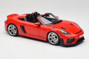Porsche 718 Spyder RS Guards Red Norev 1:18 187271 Metal — zdjęcie 6 z 8
