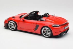 Porsche 718 Spyder RS Guards Red Norev 1:18 187271 Metal — zdjęcie 7 z 8