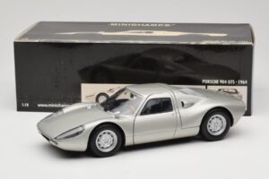 Porsche 904 GTS Srebrny Minichamps 1:18 180067722 Metal — zdjęcie 8 z 8
