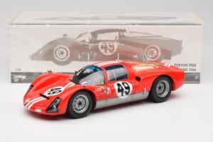 Porsche 906K #49 R. Vogele / J. Siffert 12 Hours of Sebring 1966 Minichamps 1:18 100666149 Metal — zdjęcie 8 z 8