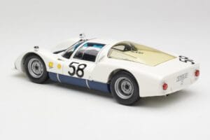 Porsche 906K #58 G. Klass / R. Stommelen 24 Hours of Le Mans 1966 Minichamps 1:18 100666158 Metal — zdjęcie 7 z 8