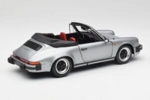 Porsche 911 930 Carrera 3.2 Kabriolet Szary Metallic Minichamps 1:18 100063034 Metal — zdjęcie 3 z 8