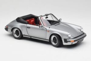Porsche 911 930 Carrera 3.2 Kabriolet Szary Metallic Minichamps 1:18 100063034 Metal — zdjęcie 6 z 8