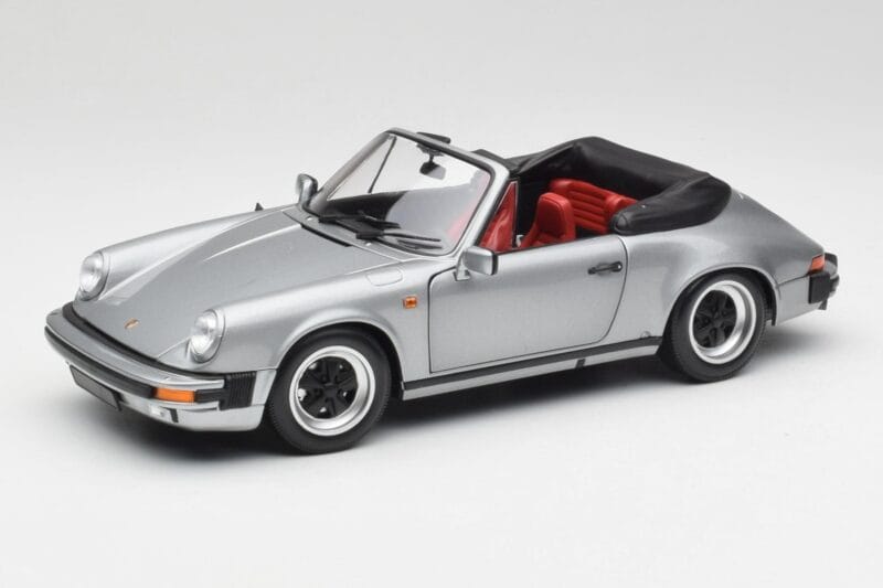 Porsche 911 930 Carrera 3.2 Kabriolet Szary Metallic Minichamps 1:18 100063034 Metal