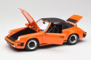 Porsche 911 930 Carrera 3.2 Targa Pomarańczowy Minichamps 1:18 100063064 Metal — zdjęcie 2 z 8